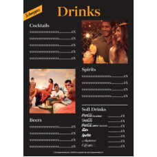 SCHWEPPES - DRINKS AND FOOD MENU 