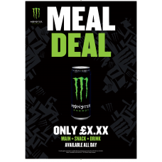 MONSTER - POSTER - GREEN MEAL DEAL - PORTRAIT