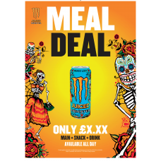 MONSTER - POSTER - MANGO LOCO MEAL DEAL - PORTRAIT