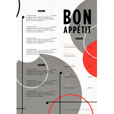 MENU - GEOMETRY - PORTRAIT