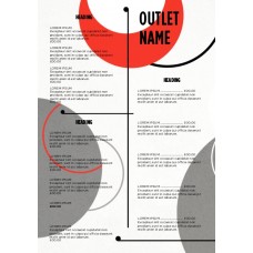 MENU - GEOMETRY - PORTRAIT - 2PP