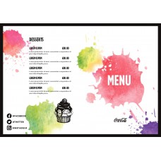 MENU - ILLUSTRATION - A5 - PORTRAIT - 4PP