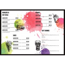 MENU - ILLUSTRATION - A5 - PORTRAIT - 4PP