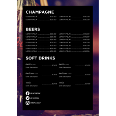 MENU - LIFESTYLE PREMIUM – PORTRAIT