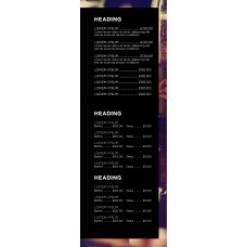 MENU - LIFESTYLE PREMIUM - 105x297 - PORTRAIT