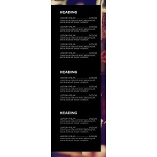 MENU - LIFESTYLE PREMIUM - 105x297 - PORTRAIT