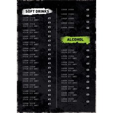 MENU - MONSTER - DRINK MENU - OPTION 2 - PORTRAIT