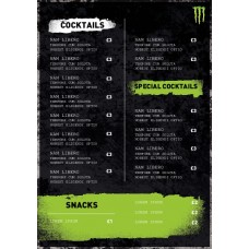 MENU - MONSTER - DRINK MENU - OPTION 2 - PORTRAIT