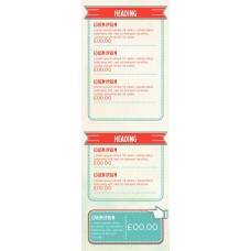 MENU - RETRO - 105x297 - PORTRAIT
