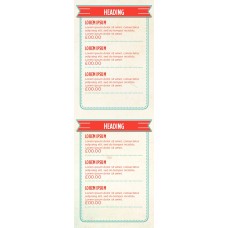 MENU - RETRO - 105x297 - PORTRAIT
