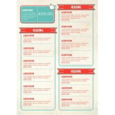 MENU - RETRO - PORTRAIT