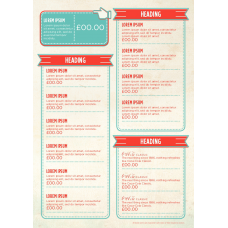 MENU - RETRO - PORTRAIT