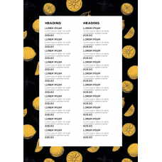 MENU - SCREEN DRINKS - PORTRAIT