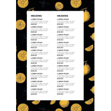 MENU - SCREEN DRINKS - PORTRAIT