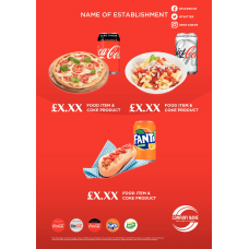 ROUTE 1 - MEAL DEAL POSTER - 3 FOOD