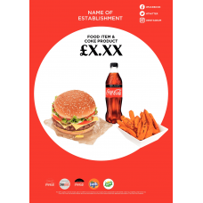 ROUTE 2 - MEAL DEAL POSTER - 2 FOOD - 1 DRINK