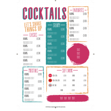 COKE GENERIC COCKTAIL MENU WHITE