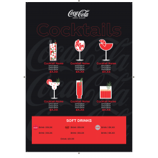 COKE LICENSED COCKTAIL MENU BLACK